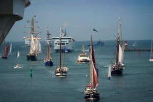 Feuerwerksausfahrt zur Hanse Sail 13